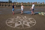 Beach mandala